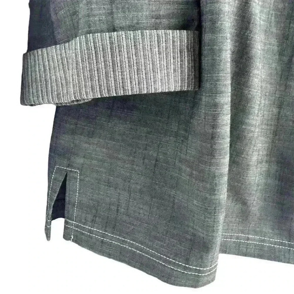 Alfred Dunner Women's Plus Size 24W Gray Jacket w/ Pockets & Roll-Up Sleeves - Picture 8 of 13